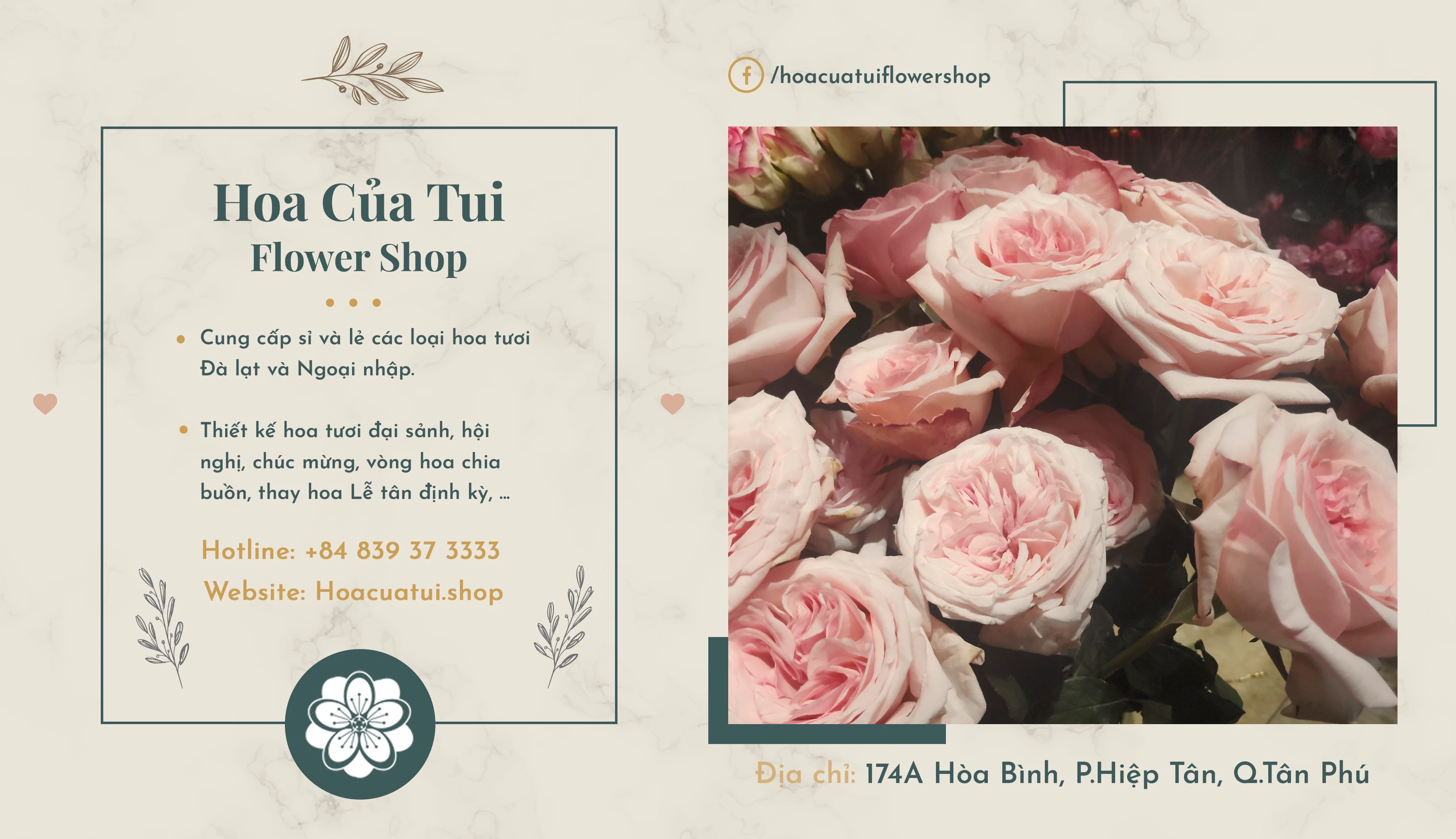 Cửa hàng hoa tươi uy tín tại Tân Bình